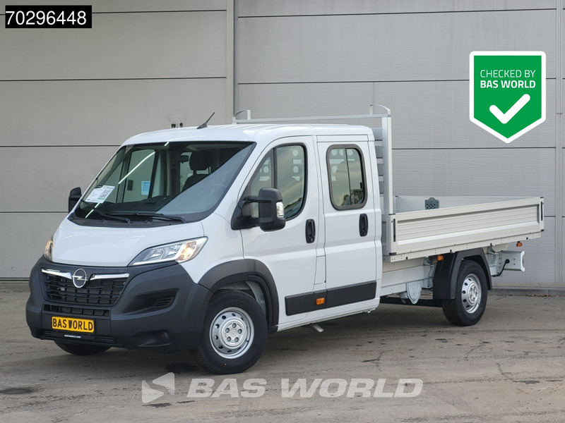 Opel Movano 140PK Dubbel Cabine Open Laadbak Airco Cruise Euro6 Pritsche Pickup Open Box A/C Cruise control - Flatbed van: picture 1 Opel Movano 140PK Dubbel Cabine Open Laadbak Airco Cruise Euro6 Pritsche Pickup Open Box A/C Cruise control - Flatbed van: picture 1