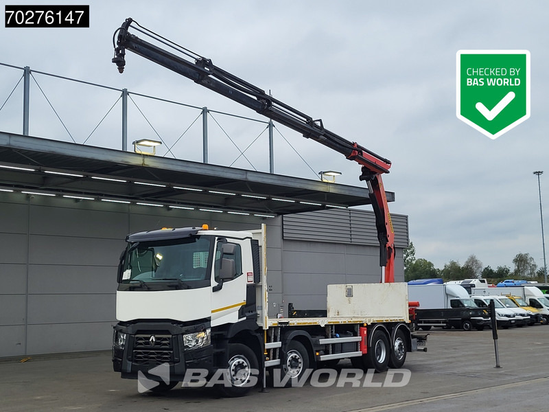 Renault C 380 8X2 Palfinger PK24001K Remote Lenkachse Euro 6 - Dropside/ Flatbed truck, Crane truck: picture 1 Renault C 380 8X2 Palfinger PK24001K Remote Lenkachse Euro 6 - Dropside/ Flatbed truck, Crane truck: picture 1