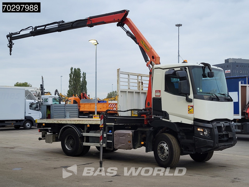 Renault C 380 C 4X2 Palfinger PK 12.501 Crane Big-Axle Steelsuspension Automatic Euro 6 - Dropside/ Flatbed truck, Crane truck: picture 3 Renault C 380 C 4X2 Palfinger PK 12.501 Crane Big-Axle Steelsuspension Automatic Euro 6 - Dropside/ Flatbed truck, Crane truck: picture 3