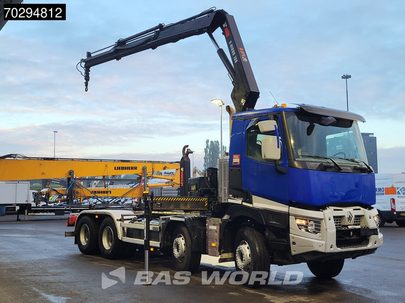 Renault C 430 8X4 HIAB X-Hiduo 188 B-2 Crane + Hook Full Steel Big-Axle Euro 6 - Hook lift truck, Crane truck: picture 3 Renault C 430 8X4 HIAB X-Hiduo 188 B-2 Crane + Hook Full Steel Big-Axle Euro 6 - Hook lift truck, Crane truck: picture 3