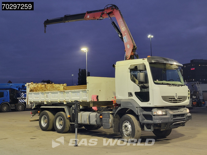 Renault Kerax 370 Kerax 6X4 Fassi F150AXS.22 Crane 10m3 2-side tipper Big-Axle Steelsuspension Manual - Tipper, Crane truck: picture 3 Renault Kerax 370 Kerax 6X4 Fassi F150AXS.22 Crane 10m3 2-side tipper Big-Axle Steelsuspension Manual - Tipper, Crane truck: picture 3