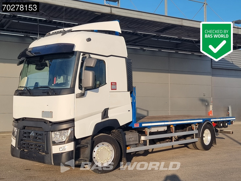 Renault T 460 4X2 19tonner Automatic Hartholz-Boden Standklima Euro 6 - Dropside/ Flatbed truck: picture 1 Renault T 460 4X2 19tonner Automatic Hartholz-Boden Standklima Euro 6 - Dropside/ Flatbed truck: picture 1