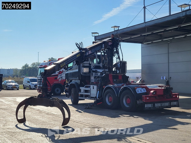 Scania R580 6X4 Holz Kran Diebolt D28 Full-Steel - Log truck, Crane truck: picture 5 Scania R580 6X4 Holz Kran Diebolt D28 Full-Steel - Log truck, Crane truck: picture 5