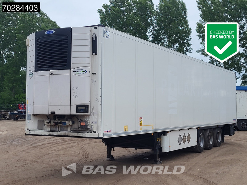 Schmitz Cargobull Carrier 1950MT 3 axles TUV 11/25 Doppelstock Doppelverdampfer Blumenbreit Palettenkasten - Refrigerator semi-trailer: picture 1 Schmitz Cargobull Carrier 1950MT 3 axles TUV 11/25 Doppelstock Doppelverdampfer Blumenbreit Palettenkasten - Refrigerator semi-trailer: picture 1