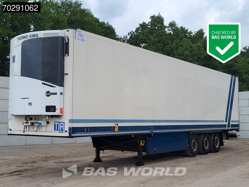 Schmitz Cargobull Thermo King SLXi Spectrum 3 axles NL-Trailer Liftachse Doppelstock Blumenbreit Palettenkasten TUV 06/26 - Refrigerator semi-trailer: picture 1 Schmitz Cargobull Thermo King SLXi Spectrum 3 axles NL-Trailer Liftachse Doppelstock Blumenbreit Palettenkasten TUV 06/26 - Refrigerator semi-trailer: picture 1