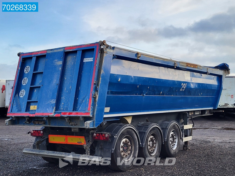 Tipper semi-trailer TISVOL A-890150-EAL VR 3 axles 29m3 Liftachse ALU: picture 14