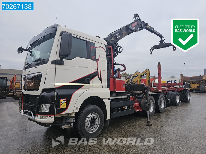 MAN TGX 26.580 6X4 Jonsered 2490 HolzKran Retarder Hiab Crane Big-Axle XL - Tractor unit: picture 1 MAN TGX 26.580 6X4 Jonsered 2490 HolzKran Retarder Hiab Crane Big-Axle XL - Tractor unit: picture 1