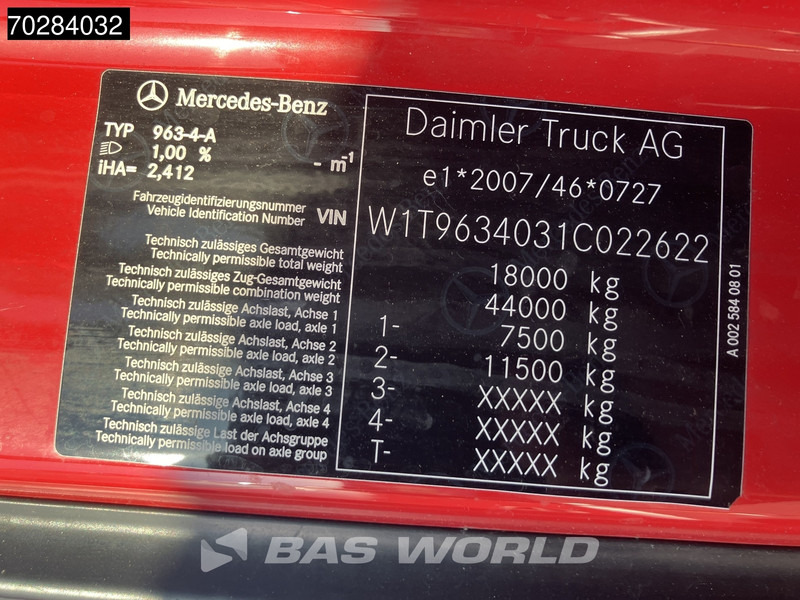 Mercedes-Benz Actros 1845 Actros 4X2 PPC - Tractor unit: picture 5 Mercedes-Benz Actros 1845 Actros 4X2 PPC - Tractor unit: picture 5