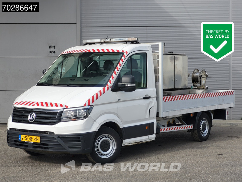 Volkswagen Crafter 177pk Automaat Open Laadbak Reinigingswagen Trekhaak Airco Cruise Euro6 Pritsche Pickup Open Box Hogedrukspuit Waterpomp A/C Tow - Flatbed van: picture 1 Volkswagen Crafter 177pk Automaat Open Laadbak Reinigingswagen Trekhaak Airco Cruise Euro6 Pritsche Pickup Open Box Hogedrukspuit Waterpomp A/C Tow - Flatbed van: picture 1
