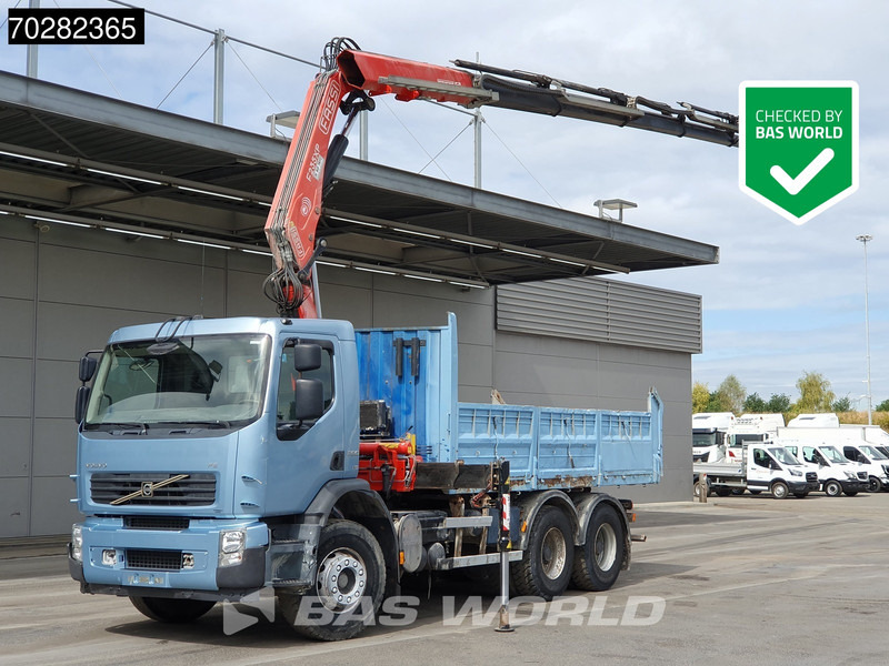 Volvo FE 280 904 6X4 Fassi F215/235AXP26 Crane 10m3 tipper Big-Axle Manual Euro 4 - Tipper, Crane truck: picture 1 Volvo FE 280 904 6X4 Fassi F215/235AXP26 Crane 10m3 tipper Big-Axle Manual Euro 4 - Tipper, Crane truck: picture 1