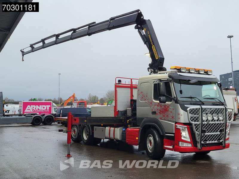 Volvo FM 410 FM 6X2 Palfinger PK 26002-EH E Kran Crane Lift +steering axle Automatic Euro 6 - Dropside/ Flatbed truck, Crane truck: picture 3 Volvo FM 410 FM 6X2 Palfinger PK 26002-EH E Kran Crane Lift +steering axle Automatic Euro 6 - Dropside/ Flatbed truck, Crane truck: picture 3
