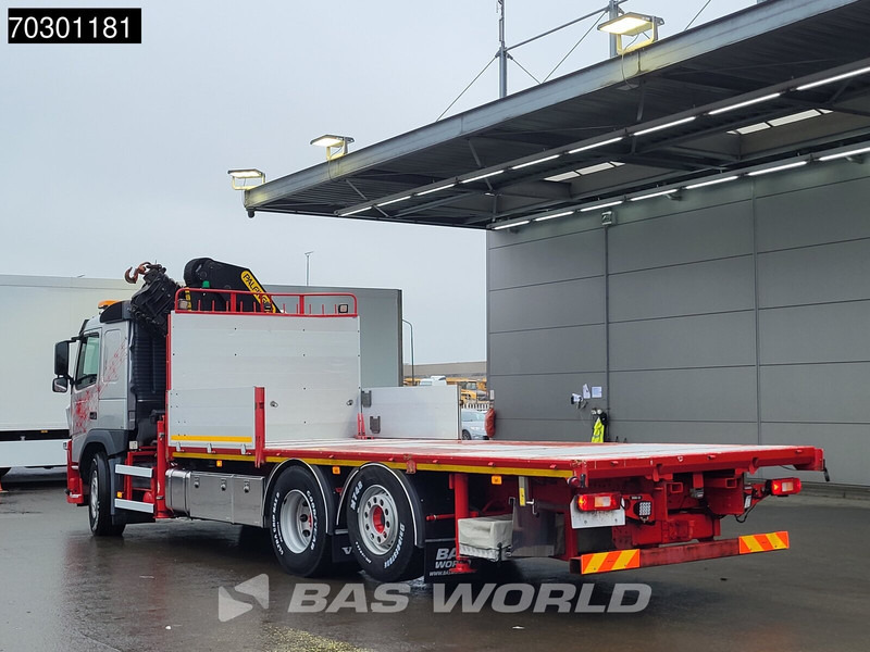 Dropside/ Flatbed truck, Crane truck Volvo FM 410 FM 6X2 Palfinger PK 26002-EH E Kran Crane Lift +steering axle Automatic Euro 6: picture 9