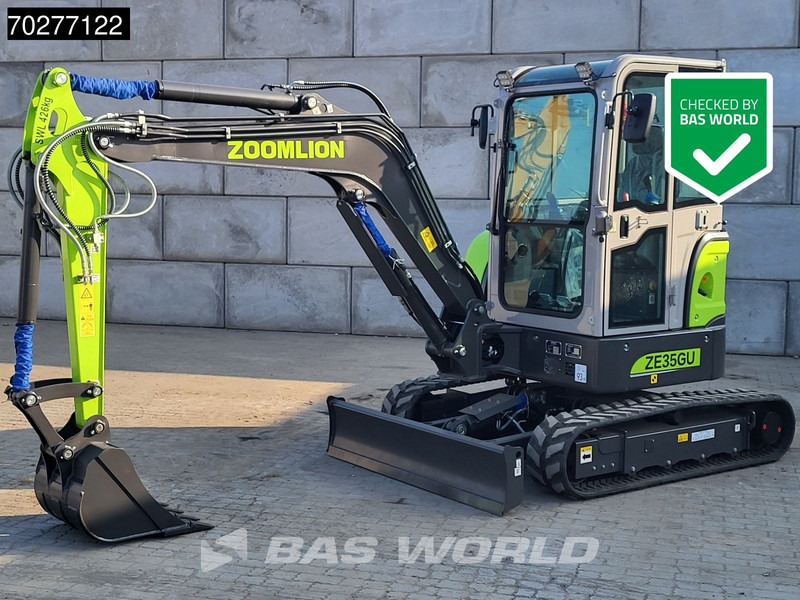 Zoomlion ZE35 GU A/C - CE CERTIFIED - Mini excavator: picture 1 Zoomlion ZE35 GU A/C - CE CERTIFIED - Mini excavator: picture 1