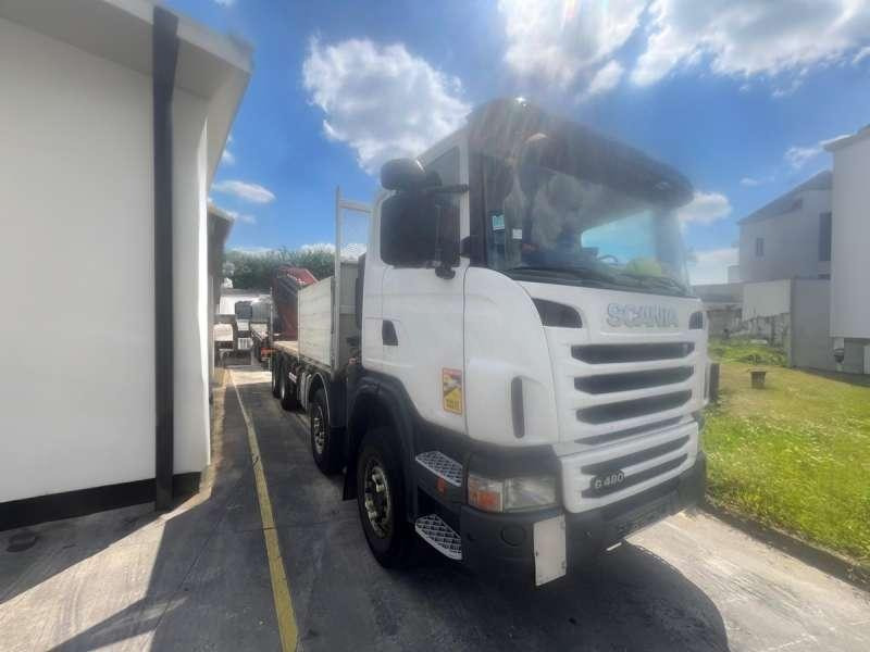 Scania G480 8X4 GRUE FASSI - Dropside/ Flatbed truck: picture 2 Scania G480 8X4 GRUE FASSI - Dropside/ Flatbed truck: picture 2