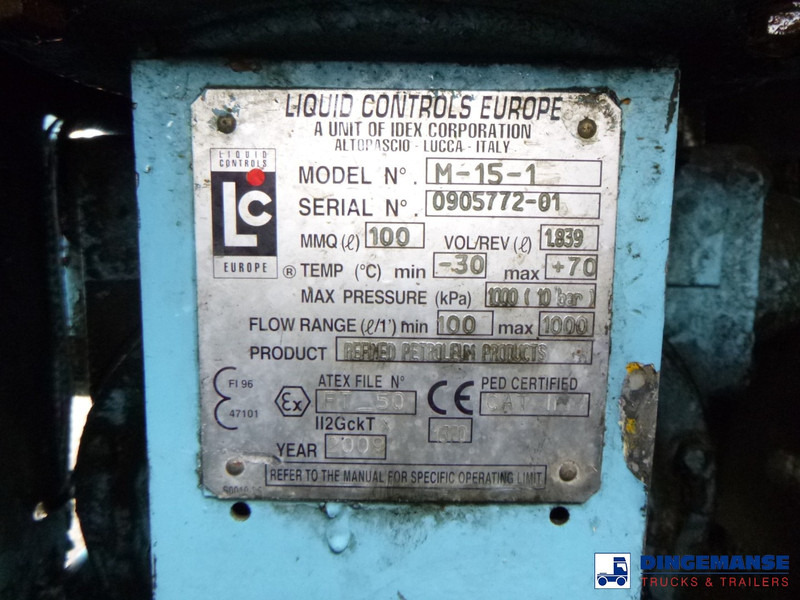 Tank semi-trailer CALDAL Fuel tank alu 30 m3 / 5 comp + pump: picture 9