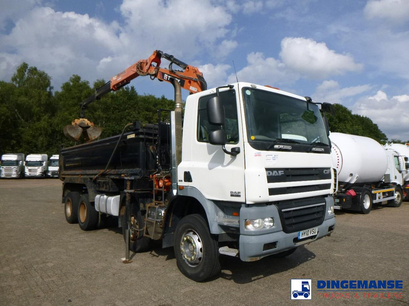DAF CF 85.360 8X4 RHD tipper + Terex 118.2 VGL-A15 - Crane truck: picture 2 DAF CF 85.360 8X4 RHD tipper + Terex 118.2 VGL-A15 - Crane truck: picture 2