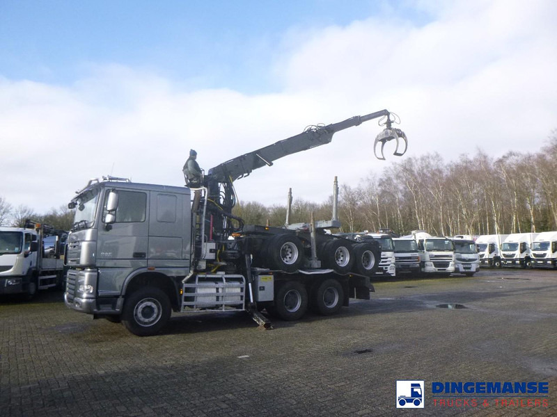 DAF XF 105.510 6x4 + Loglift F281S83 crane / timber truck + dolly - Log truck, Crane truck: picture 3 DAF XF 105.510 6x4 + Loglift F281S83 crane / timber truck + dolly - Log truck, Crane truck: picture 3