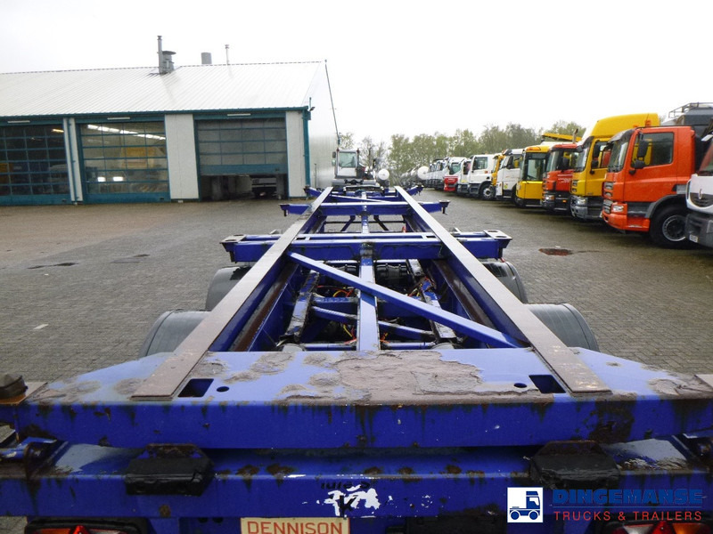 Container transporter/ Swap body semi-trailer Dennison 3-axle container trailer 20-30-40-45 ft: picture 12