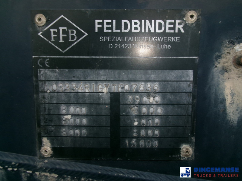 Tank semi-trailer Feldbinder Powder tank alu 38 m3 (tipping): picture 17