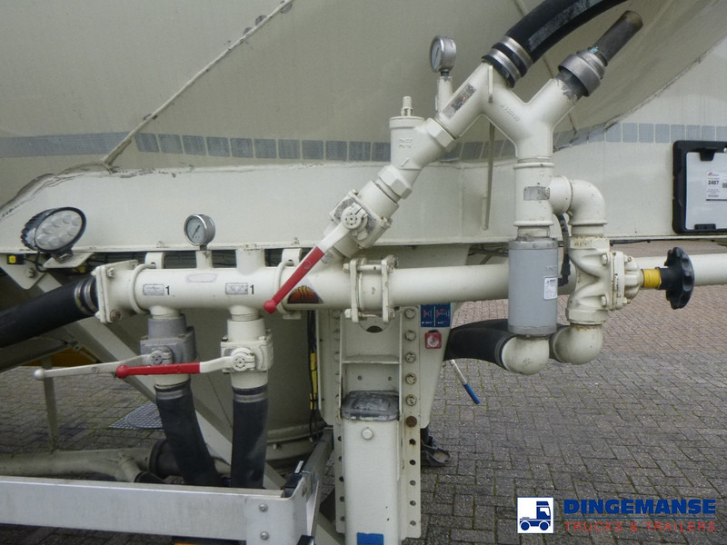 Tank semi-trailer Feldbinder Powder tank alu 40 m3 / 1 comp + compressor: picture 12