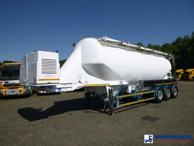 Feldbinder Powder tank alu 40 m3 + engine/compressor - Tank semi-trailer: picture 1 Feldbinder Powder tank alu 40 m3 + engine/compressor - Tank semi-trailer: picture 1
