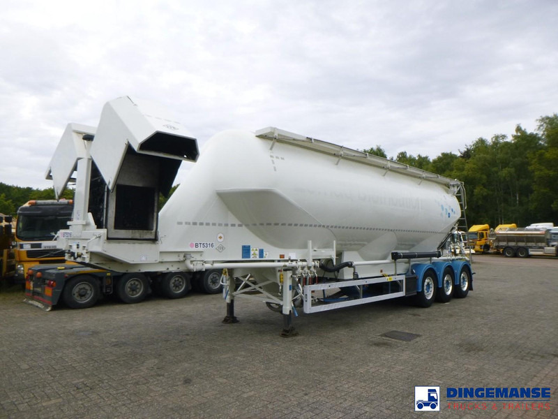 Feldbinder Powder tank alu 50 m3 + compressor - Tank semi-trailer: picture 1 Feldbinder Powder tank alu 50 m3 + compressor - Tank semi-trailer: picture 1