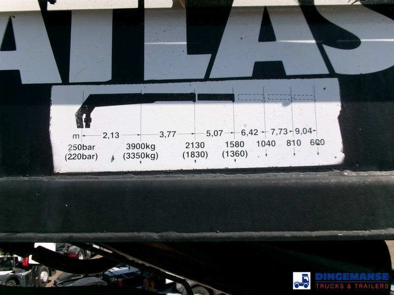 Leasing of Fruehauf 3-axle platform trailer + Atlas 3008 crane Fruehauf 3-axle platform trailer + Atlas 3008 crane: picture 14