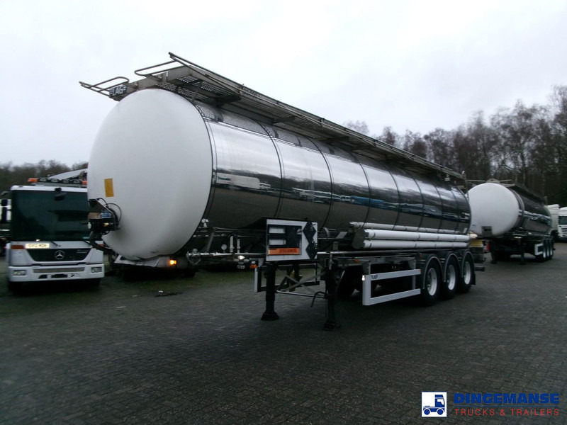 LAG Chemical tank inox L4BH 30 m3 / 1 comp + pump - Tank semi-trailer: picture 1 LAG Chemical tank inox L4BH 30 m3 / 1 comp + pump - Tank semi-trailer: picture 1
