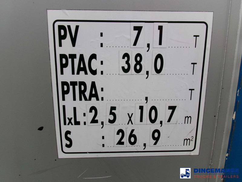 Tank semi-trailer Magyar Bitumen tank inox 32 m3 / 1 comp: picture 19