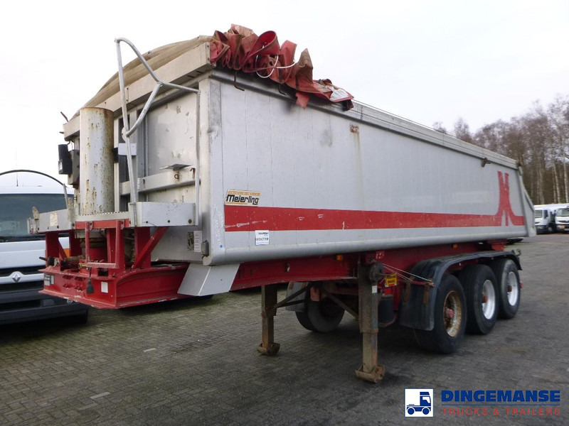 Meierling Tipper trailer alu 21 m3 + tarpaulin - Tipper semi-trailer: picture 1 Meierling Tipper trailer alu 21 m3 + tarpaulin - Tipper semi-trailer: picture 1