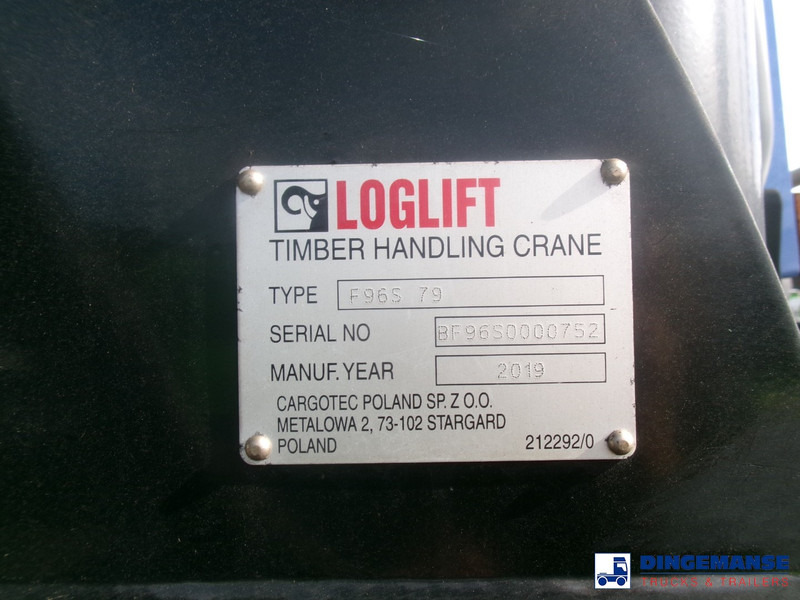 Log truck, Crane truck Mercedes-Benz Actros 2663 6x4 Euro 6 loglift F96 crane timber truck: picture 13