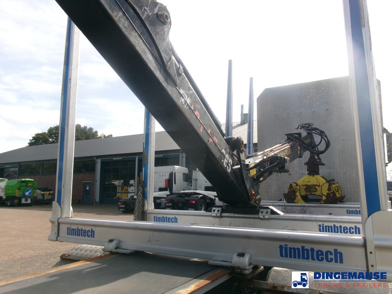 Log truck, Crane truck Mercedes-Benz Actros 2663 6x4 Euro 6 loglift F96 crane timber truck: picture 12