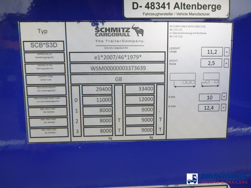 Container transporter/ Swap body semi-trailer Schmitz Cargobull 3-axle container trailer 20-30-40-45 ft: picture 11