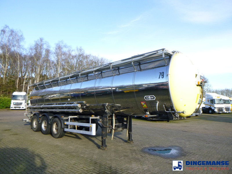 Van Hool Chemical tank inox 30 m3 / 1 comp - Tank trailer: picture 2 Van Hool Chemical tank inox 30 m3 / 1 comp - Tank trailer: picture 2