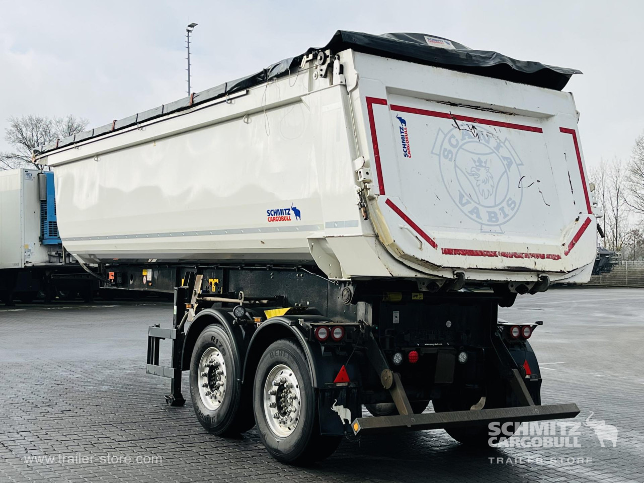 SCHMITZ Auflieger Kipper Stahlrundmulde 29m³ - Tipper semi-trailer: picture 1 SCHMITZ Auflieger Kipper Stahlrundmulde 29m³ - Tipper semi-trailer: picture 1