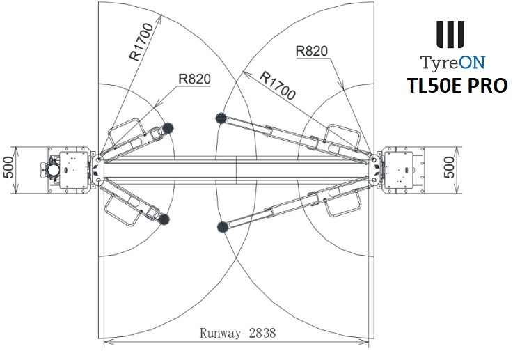 TL50E PRO 2 post lift - fully automatic - Warehouse equipment: picture 2 TL50E PRO 2 post lift - fully automatic - Warehouse equipment: picture 2