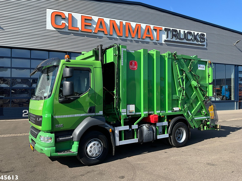 Garbage truck DAF FA 55 LF 250 VDK 13 m³ Welvaarts weighing system: picture 1