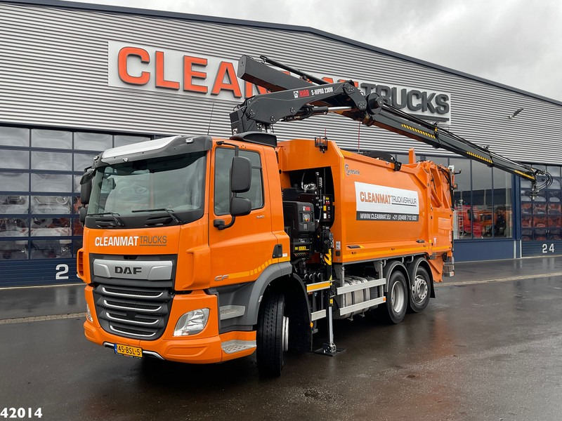 DAF FAN CF 340 Hiab 23 ton/meter laadkraan Welvaarts weighing system - Garbage truck: picture 1 DAF FAN CF 340 Hiab 23 ton/meter laadkraan Welvaarts weighing system - Garbage truck: picture 1