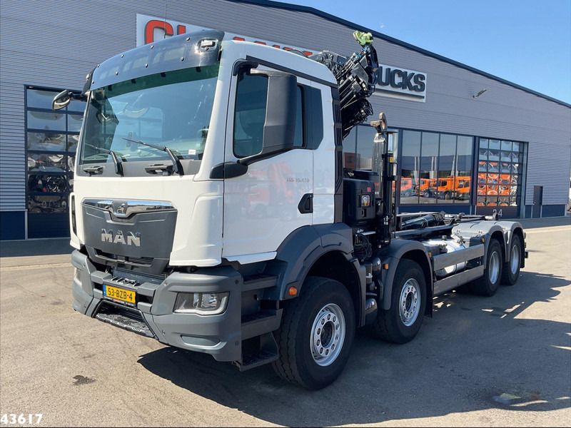 Crane truck MAN TGS 32.470 8x4 Euro 6 Hiab 22 Tonmeter laadkraan Just 68.765 Km!: picture 6