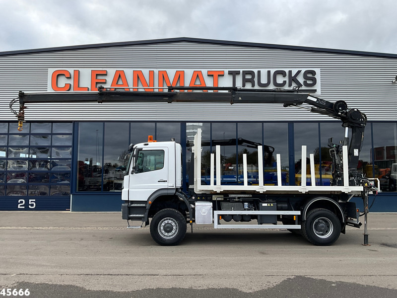 Mercedes-Benz AXOR 1929 4x4 VDL 14 Ton haakarmsysteem + Laadplateau met Hiab 14 Tonmeter laadkraan - Crane truck: picture 1 Mercedes-Benz AXOR 1929 4x4 VDL 14 Ton haakarmsysteem + Laadplateau met Hiab 14 Tonmeter laadkraan - Crane truck: picture 1