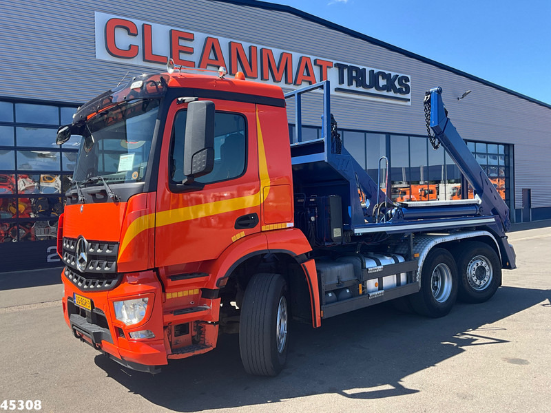 Mercedes-Benz Arocs 2536 Euro 6 Meiler 16 Ton's portaalarmsysteem - Skip loader truck: picture 1 Mercedes-Benz Arocs 2536 Euro 6 Meiler 16 Ton's portaalarmsysteem - Skip loader truck: picture 1