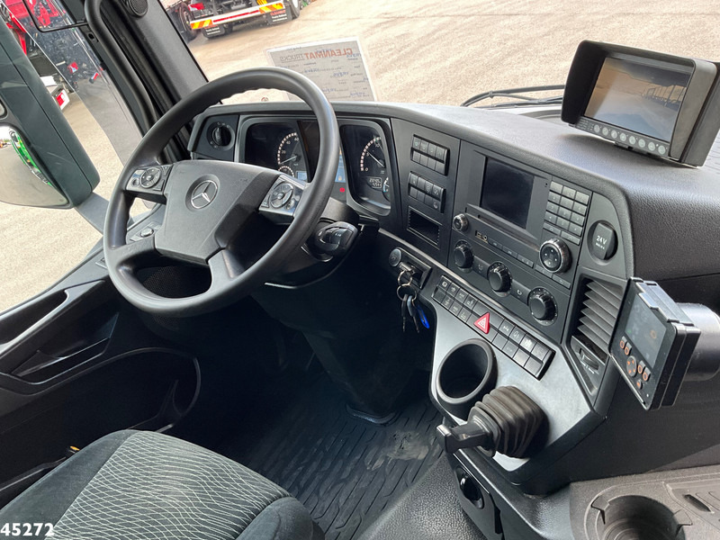 Tipper, Crane truck Mercedes-Benz Arocs 3743 8x4 Euro 6 HMF 19 Tonmeter Elektrisch/Hydraulisch aangedreven Z-kraan: picture 13