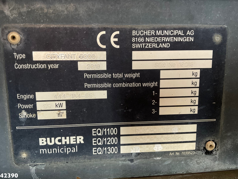 Leasing of Mercedes-Benz Atego 1321 Bucher Cityfant 6000 Just 49.567 km! Mercedes-Benz Atego 1321 Bucher Cityfant 6000 Just 49.567 km!: picture 19