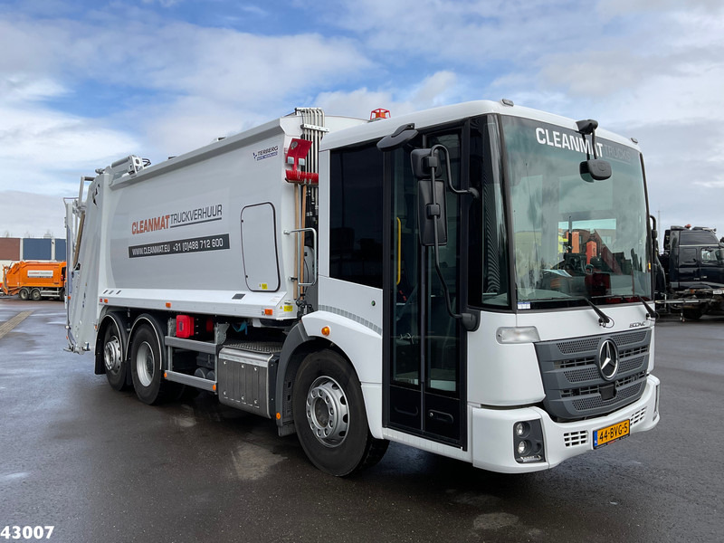 Garbage truck Mercedes-Benz Econic 2630 Euro 6 Terberg RosRoca 21m³ Welvaarts weegsysteem: picture 9