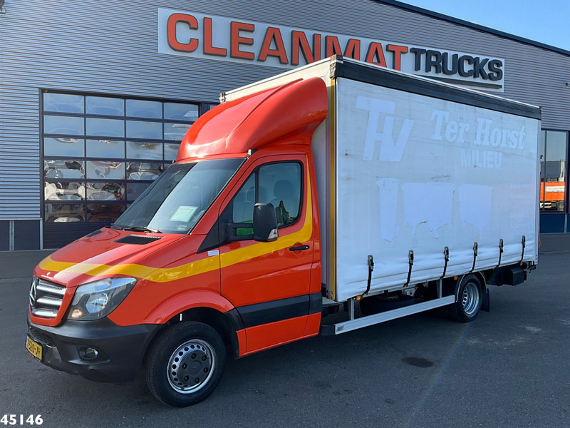 Mercedes-Benz Sprinter 516 Euro 6 Schuifzeilen laadbak DHollandia laadklep - Box truck: picture 2 Mercedes-Benz Sprinter 516 Euro 6 Schuifzeilen laadbak DHollandia laadklep - Box truck: picture 2