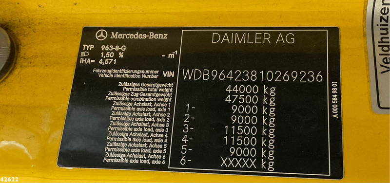 Tractor unit Mercedes-Benz Arocs 5063 SLT 10x4 Zwaartransport 180 TON: picture 13 Tractor unit Mercedes-Benz Arocs 5063 SLT 10x4 Zwaartransport 180 TON: picture 13