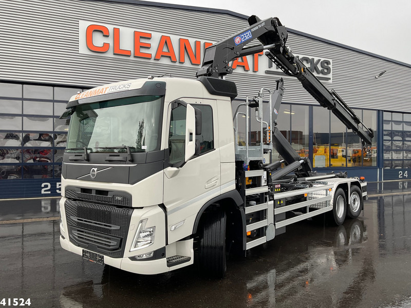 Volvo FM 430 HMF 23 ton/meter laadkraan + Welvaarts Weighing system - Hook lift truck, Crane truck: picture 1 Volvo FM 430 HMF 23 ton/meter laadkraan + Welvaarts Weighing system - Hook lift truck, Crane truck: picture 1