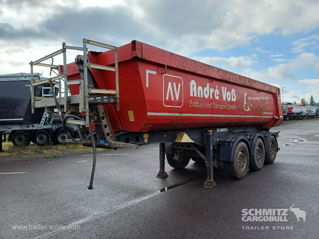SCHMITZ Auflieger Kipper Stahlrundmulde 24m³ - Tipper semi-trailer: picture 5 SCHMITZ Auflieger Kipper Stahlrundmulde 24m³ - Tipper semi-trailer: picture 5