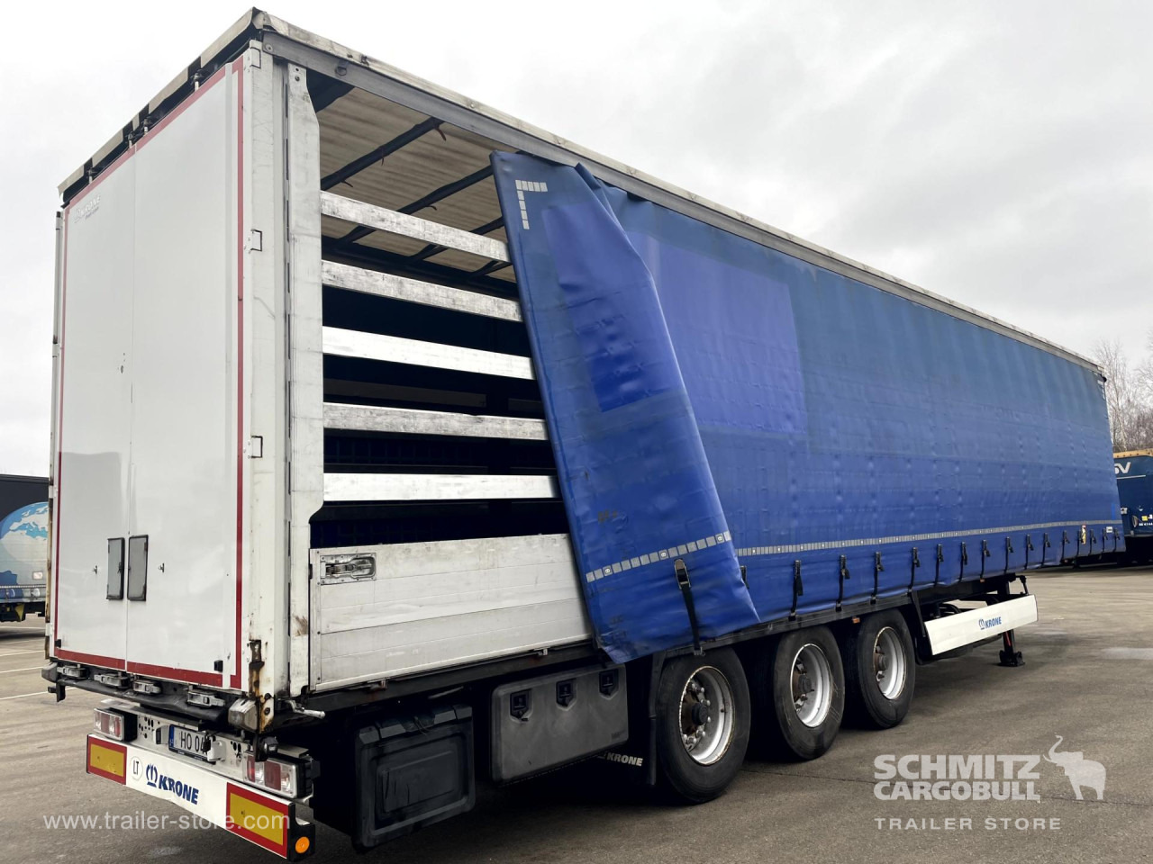 Curtainsider semi-trailer KRONE Curtainsider Dropside: picture 1