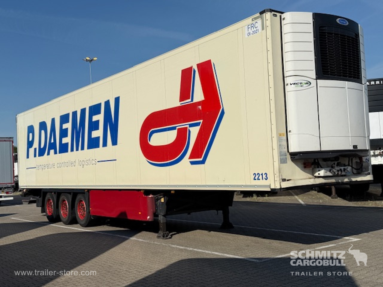Isothermal semi-trailer SCHMITZ Oplegger Vries Multitemp Taillift: picture 11